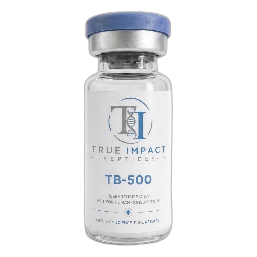 TB-500 10mg/vial research peptide vial — Research Use Only
