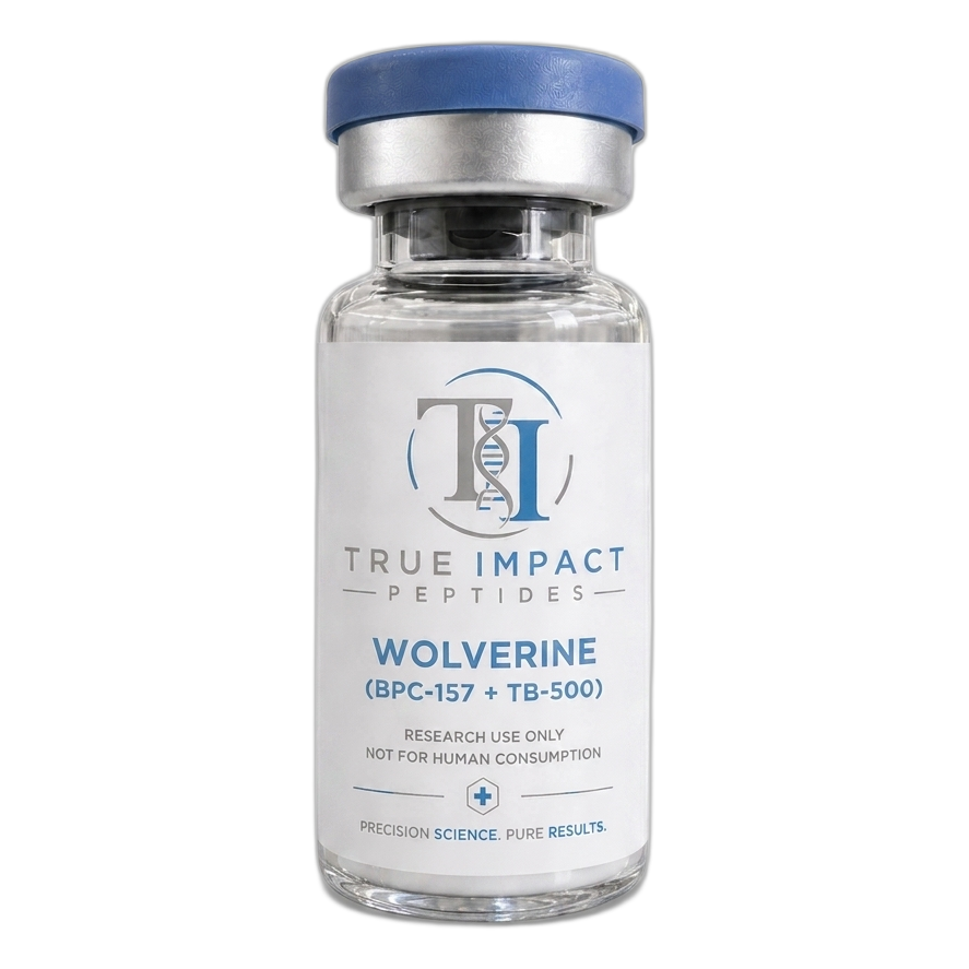 Wolverine BPC-157 5mg / TB-500 5mg per vial research peptide vial — Research Use Only